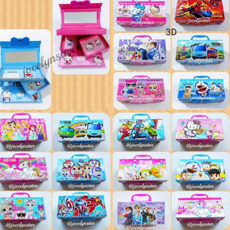 

R97 3D - Kotak pensil pin/ kode / tempat pensil karakter hologram/3D /stationery case HOT .....