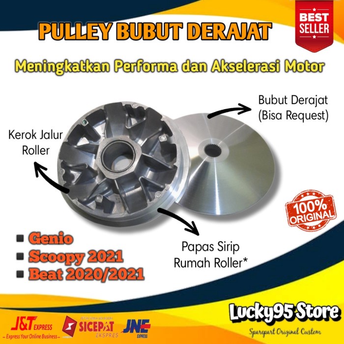 Pulley Puli Rumah Roller Custom Genio Beat 2020 Scoopy 2021 Racing Bjm Kode 125