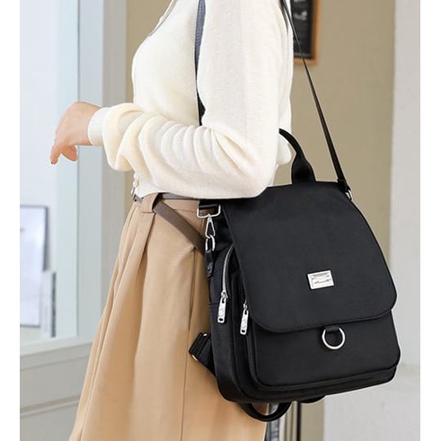 RANSEL WANITA IMPORT CHIBAO 2IN1 BAHAN KANVAS 120#