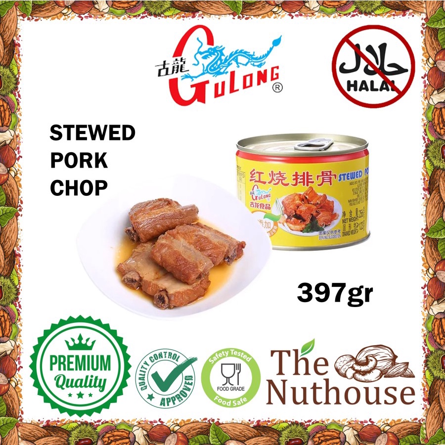 Gulong Stewed Pork Chops / Paikut / Iga Babi Olahan 397gr [Non-Halal]