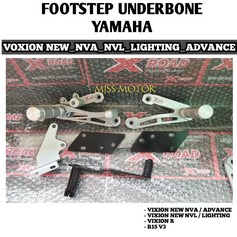 UNDERBONE X ROAD YAMAHA VIXION NEW DD DOBLE DISC/CAKRAM/NVL/NVA/LIGHTING/ADVANCE/UNDERBON VIXON NEW 