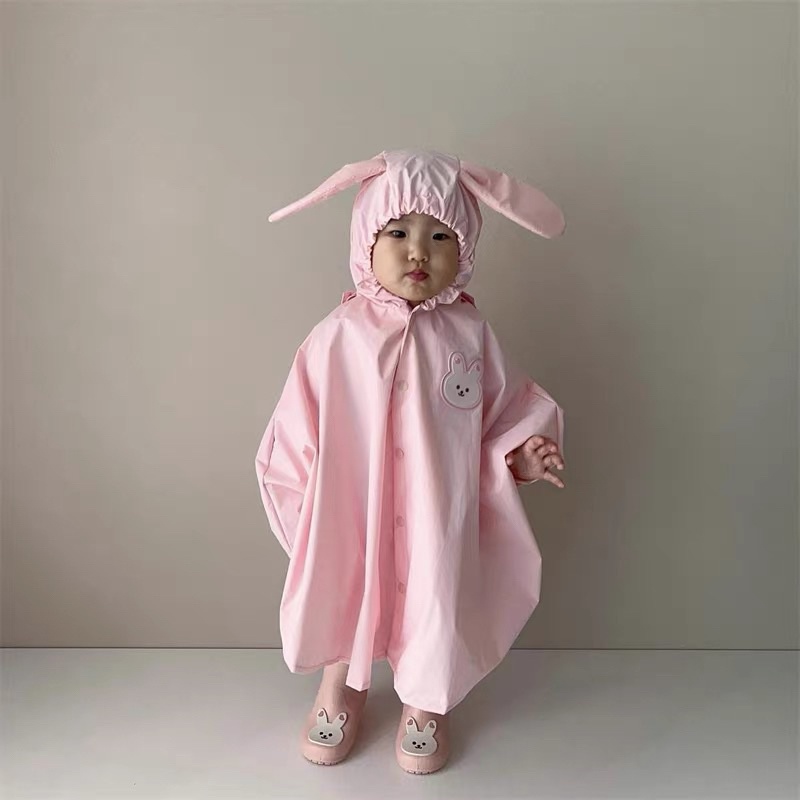 JAS HUJAN ANAK PEREMPUAN KARAKTER KELINCI / PREMIUM RAINCOAT ANAK MURAH / JAS HUJAN ANAK LAKI LAKI MOTIF BERUANG / JAS HUJAN ANAK BALITA MOTIF KUCING  DENGAN RUANG RANSEL / RAINCOAT JUBAH LENGAN 2 3 4 5 TAHUN / TODDLER RAINCOAT