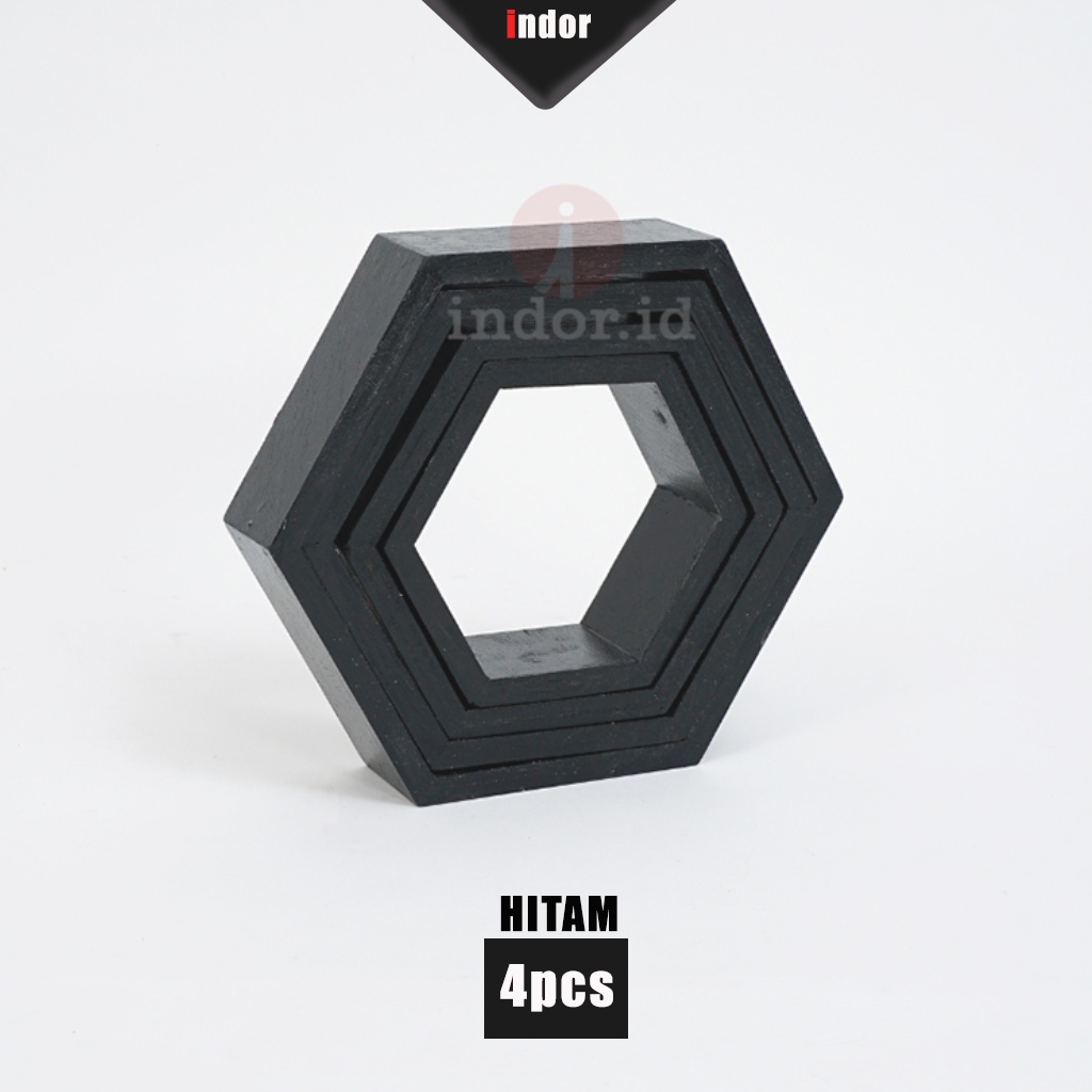 Rak Hexagonal Dinding 1Set Minimalis/ Rak Dinding Segi enam Terbaru Murah