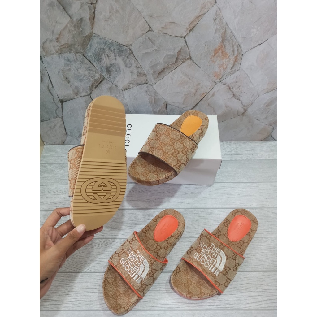 GC canvas slide sandal