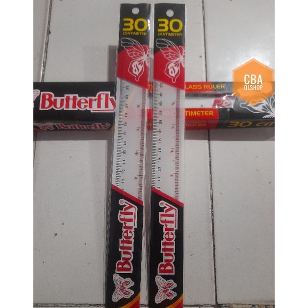 

Penggaris Butterfly 30cm
