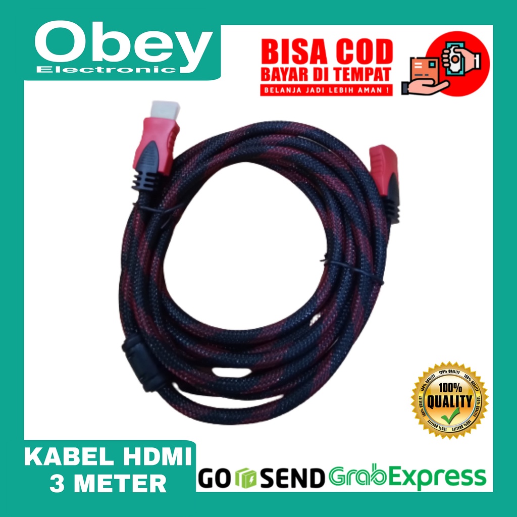 KABEL HDMI TO HDMI 3 METER