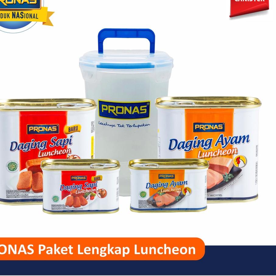

☀ PRONAS Paket Lengkap Luncheon Free Canister ➻
