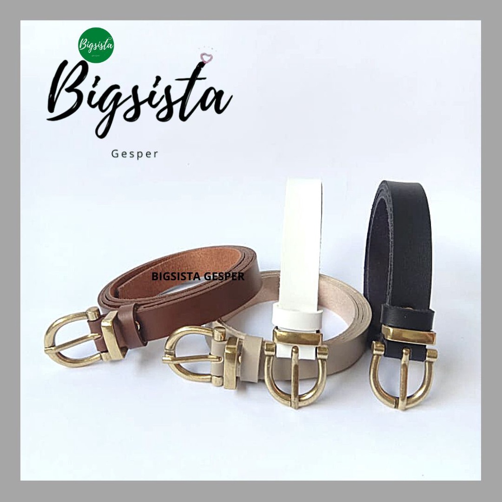 Ikat Pinggang Wanita Jumbo 130 Cm Untuk Fashion Gesper Cewek Gamis dan Dress Tali Pinggang Big Size Oversize Biggsize Dress Hitam