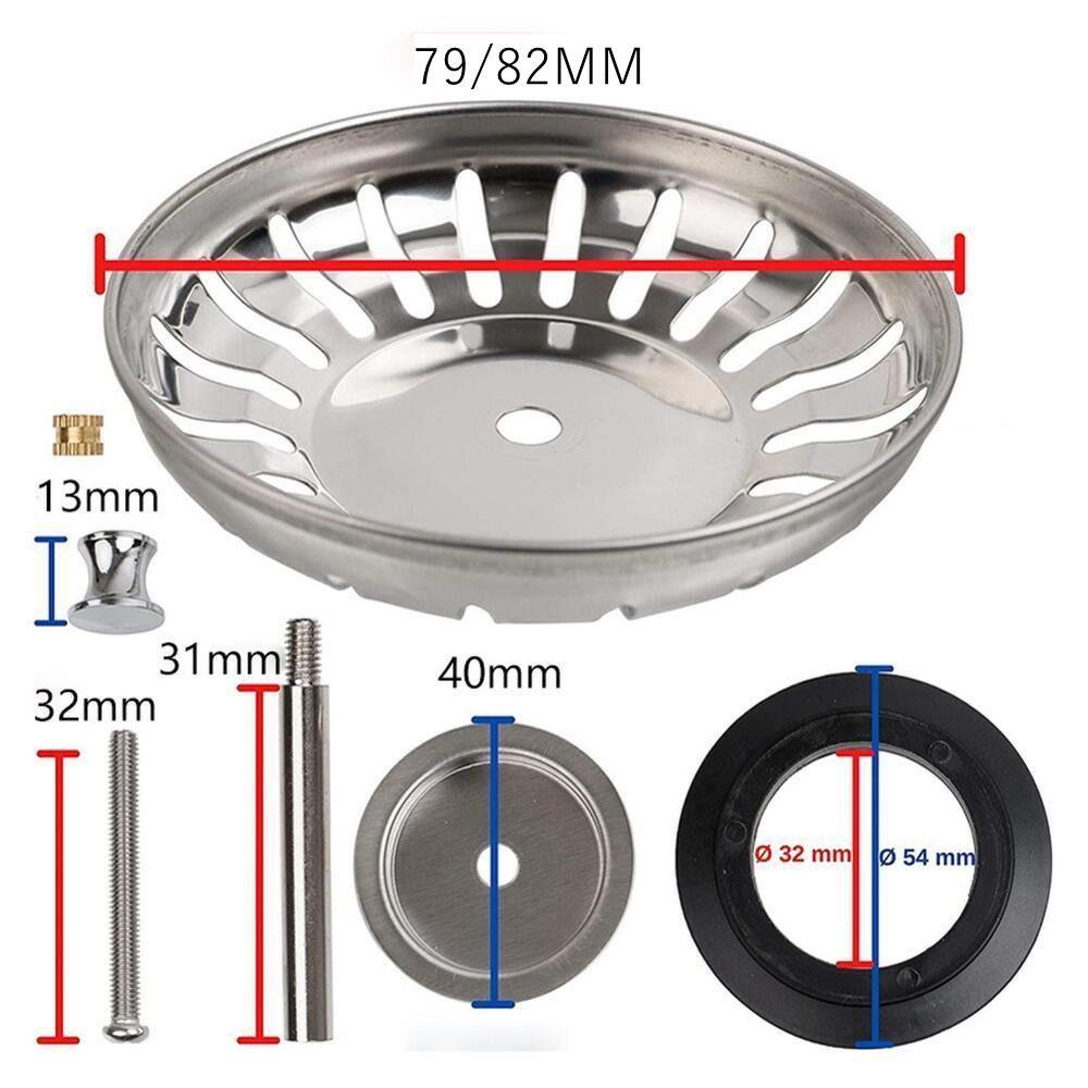 Solighter Drain Waste Plug Penutup Saluran Air Sealing Payung Saringan Screen Filter Basket