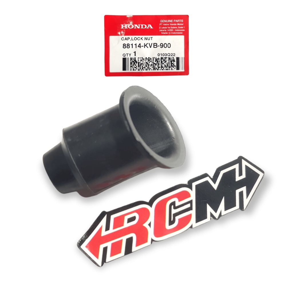 88114-KVB-900 CAP LOCK NUT KARET PENUTUP MUR SPION ALL HONDA VARIO 125 BEAT SCOOPY SPACY DLL ORI ORI