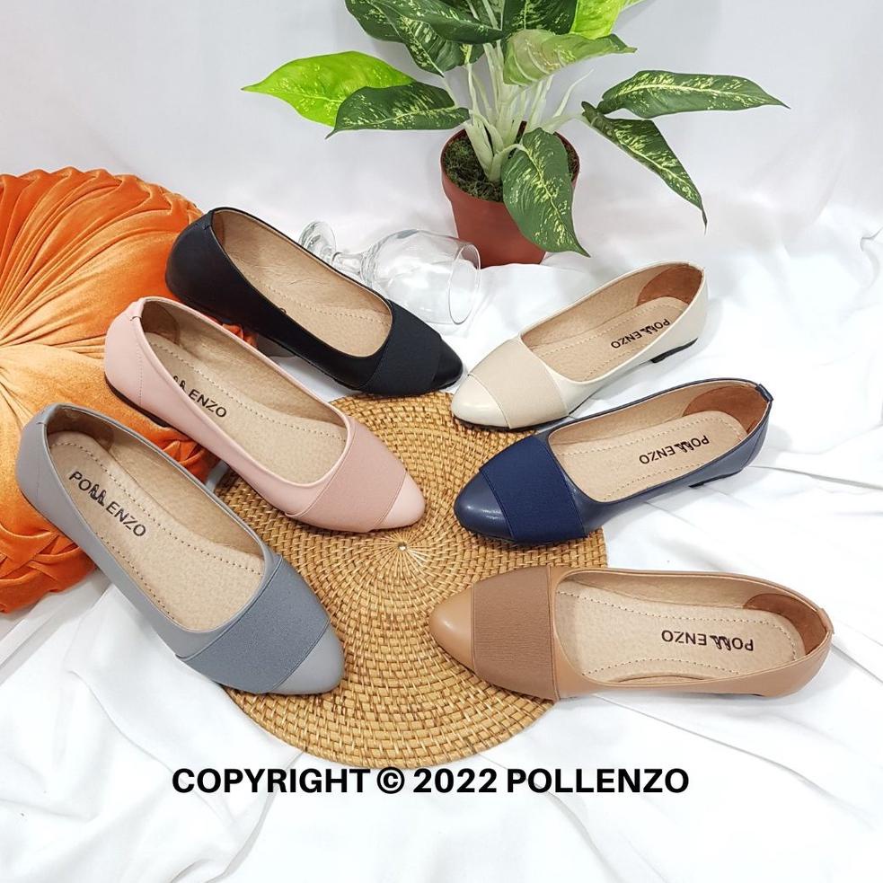SALE Pollenzo - Vanya Sepatu Balet Wanita Sol Karet Map-005