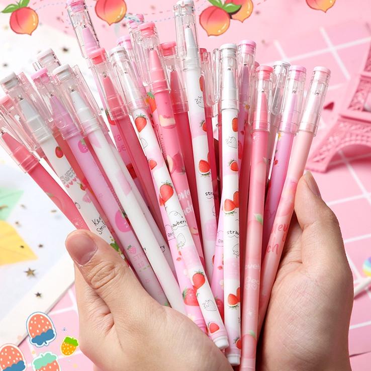 

Dijamin Ada 1 LUSIN (12 PCS/BIJI) PULPEN GEL MOTIF PURPLE BEAR LUCU IMUT / BOLPEN GEL SIMPLE BS