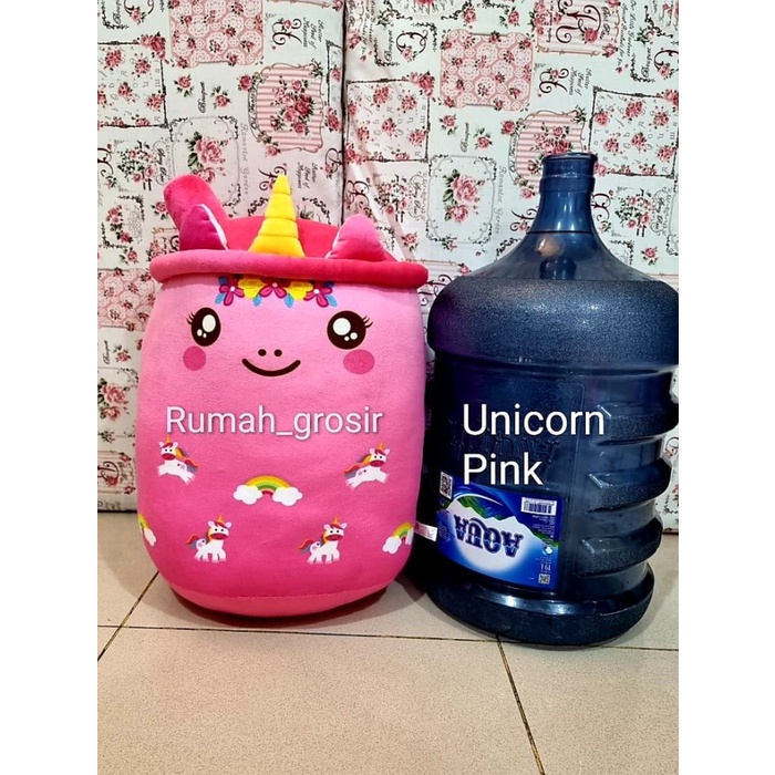 ✨ BISA COD ✨ Boneka Boba Bubble Unicorn Ukuran Jumbo - UNC PINK JUMBO