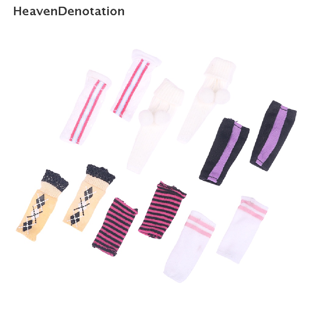 [HeavenDenotation] Sepatu Boneka Warna-Warni Kaos Kaki Dolls Boot Untuk Panjang Kaki 22cm Fashion Wanita Panjang HDV