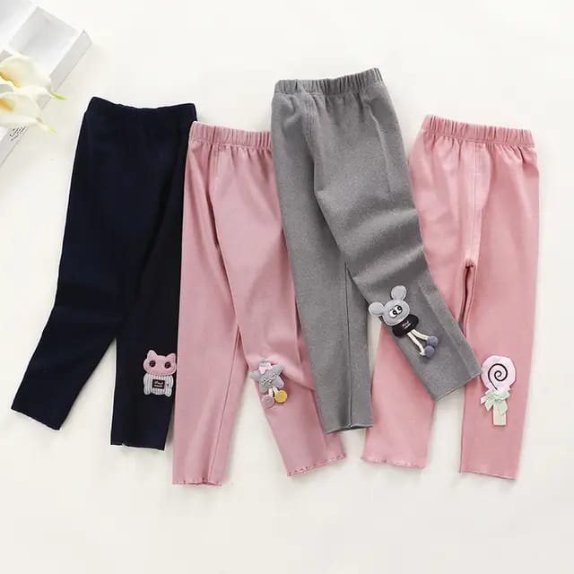 (LGN-LGP) Legging Anak Import Premium Polos Motif Hight Quality Import 2-9 Tahun