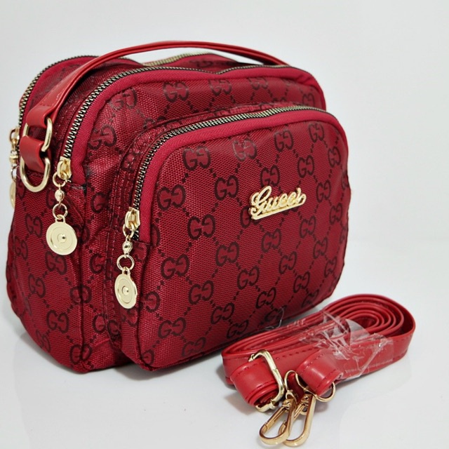 Tas 3 ruang 04-6126 SlingBag Wanita Murah Fashion THR