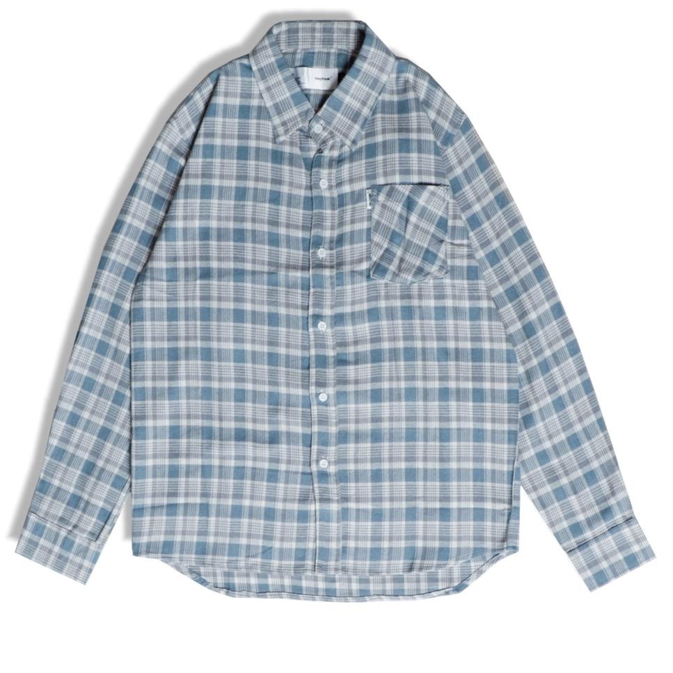 ✻ Heyfreak L-shirt Flanel Bio Blue ➼