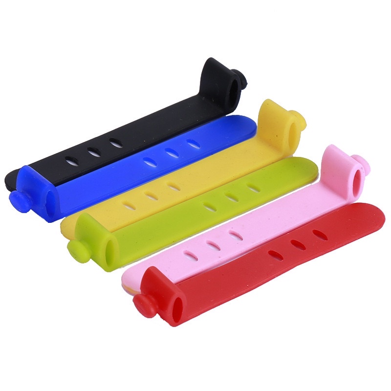 Klip Kabel / Pengikat Kabel Charger Headset Silikon Karet/Perapih Kabel Charger Earphone