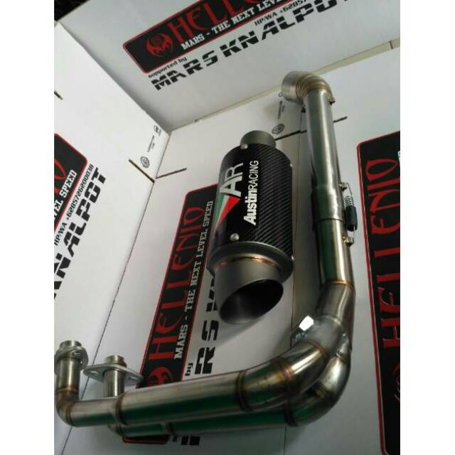 Knalpot R25 MT25 CBR250RR NINJA 250FI  underbelly kolong