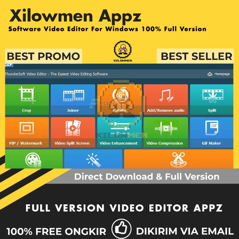 [Full Version] ThunderSoft Video Editor  Pro Video Editor Lifetime WIN OS