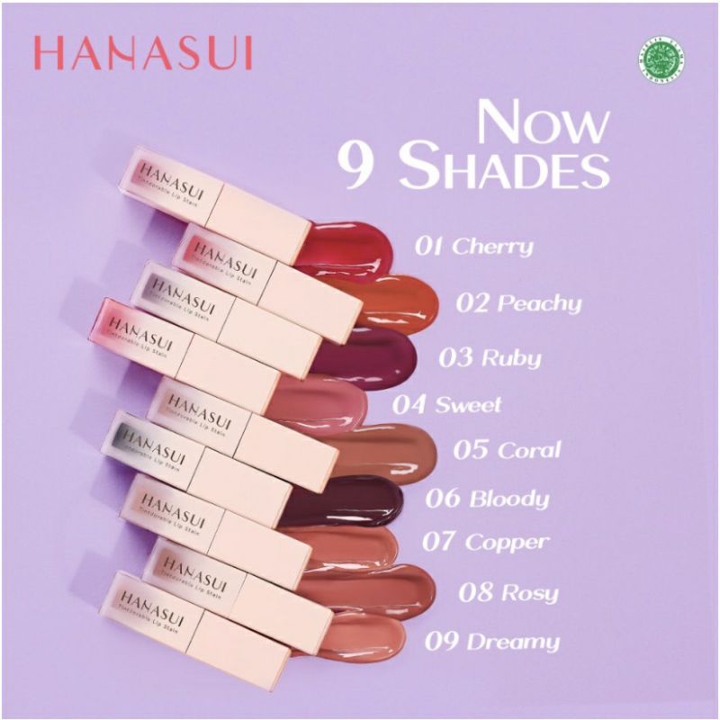 HANASUI TINTDORABLE LIP STAIN / HANASUI LIP TINT / LIP TINT HANASUI