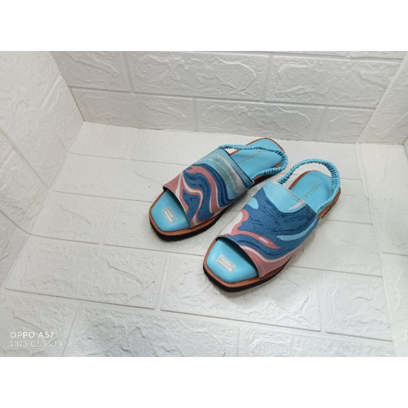sandal wanita slop karet
