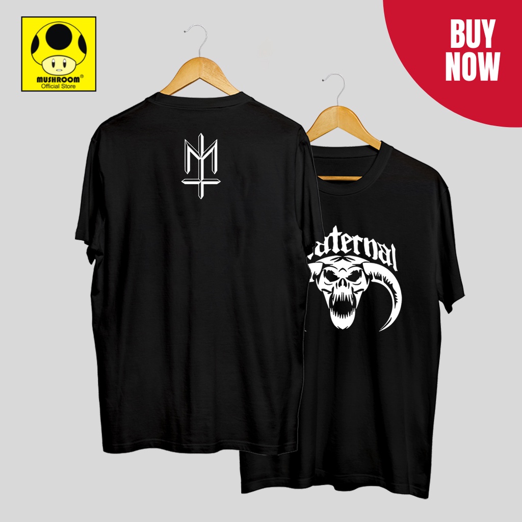Mushroom Distro - Kaos Maternal Demon's / T-Shirt Kaos Distro Cotton Premium / Baju / Pria Wanita Ke