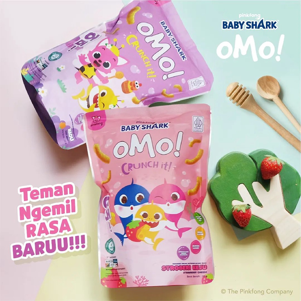 oMo Healthy Snack Crunch It BABY SHARK SERIES