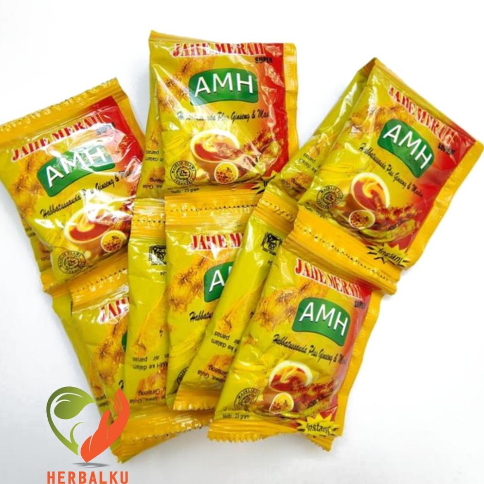 

(COD )NEW_PRODUCT Jahe merah super AMH sachet | Per Renceng Isi 12pcs