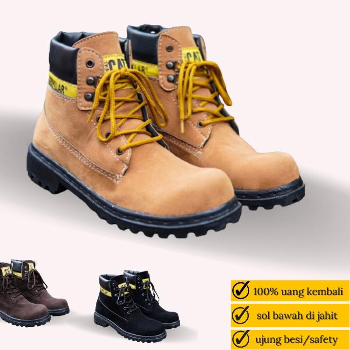 ☋ Sepatu Pria Original 100% Caterpillar Sby Pria boots Original Kasual Casual Boots kulit Suede hiki
