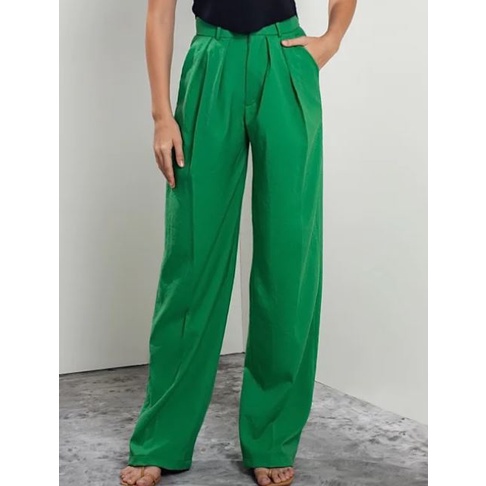 MARYALLE PARACHUTE PANTS GREEN / HIJAU LARGE