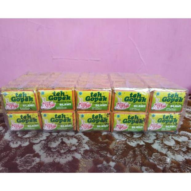 

Stok terbaru Teh Gopek kuning jasmine tea slawi slop