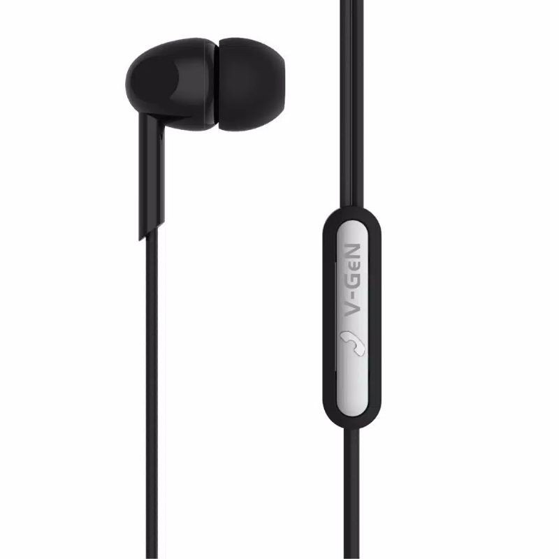 V-GEN Handsfree VEP1 09 Wired Earphone Headset Original Vgen Sound Extra Bass