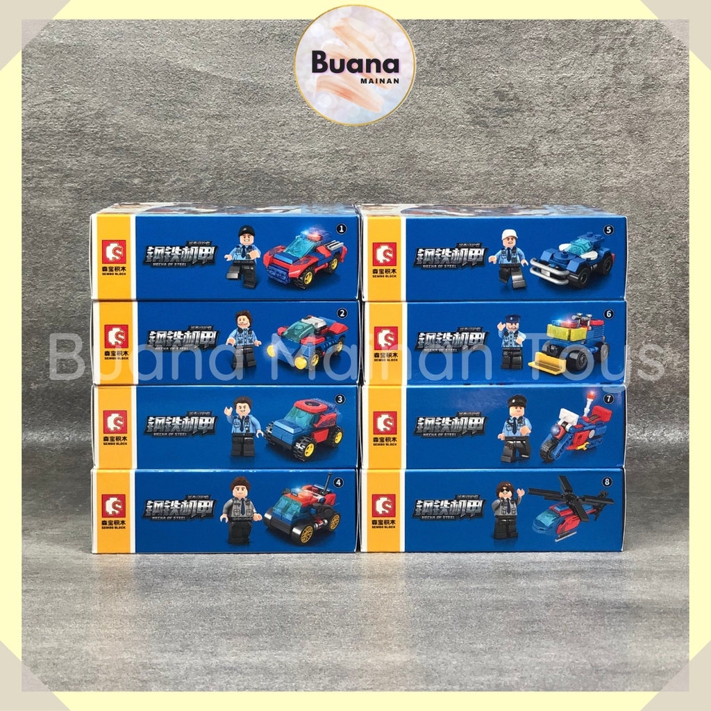 BRICKS SEMBO MECHA OF STEEL BUANA MAINAN ANAK EDUKASI BLOCK BRICK ROBOT COMBINE 103308