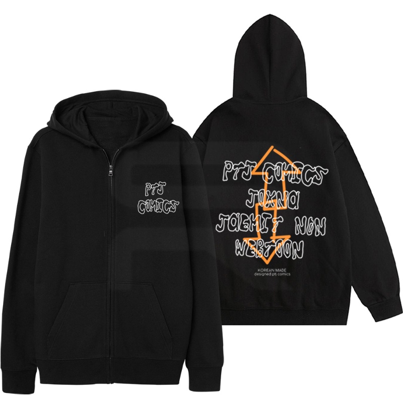 Zipper Hoodie PTJ Comic Webtoon Unisex
