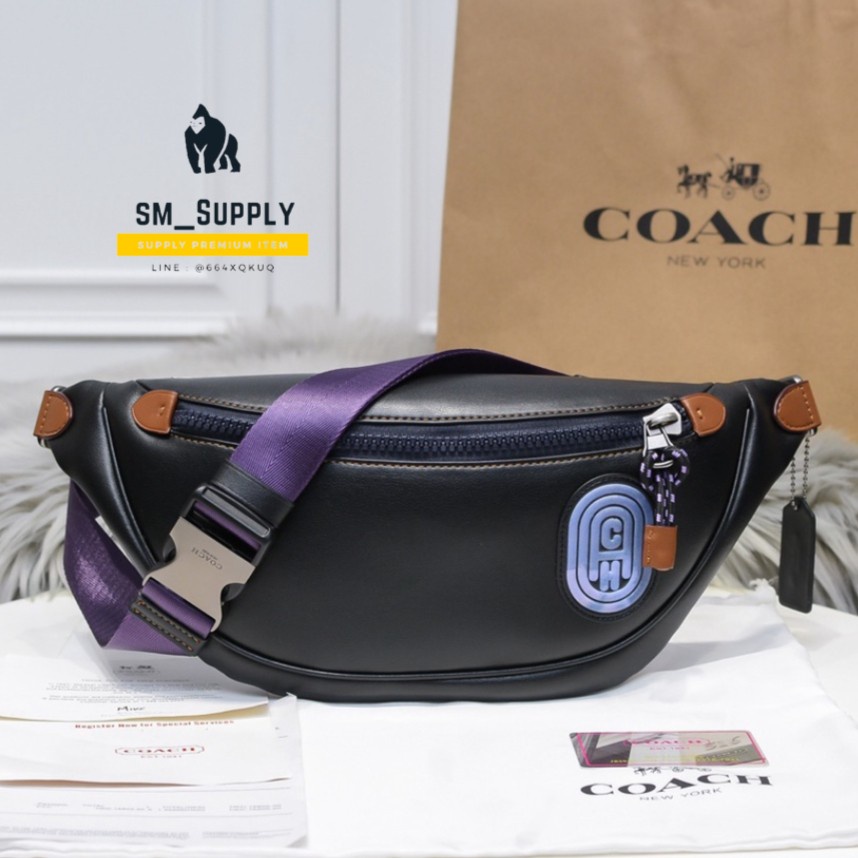 COACH TAS PRIA RIVINGTON TRACK MEN BELT POCKED WAISTBAG HAND BAG 69303