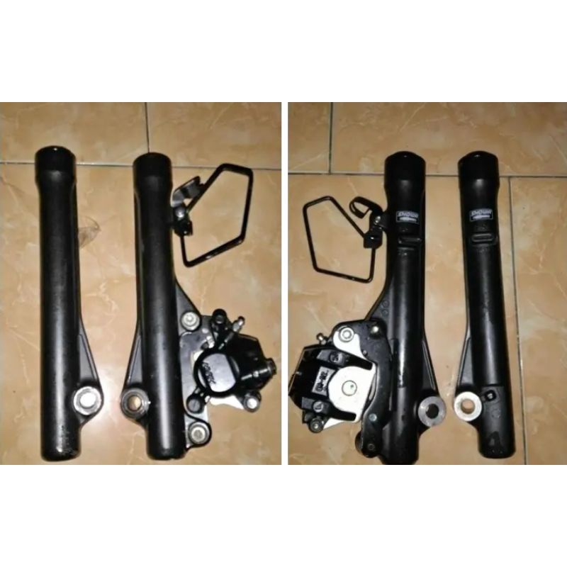 tabung shok depan beat fi tabung shockbreaker depan + kepala babi cakram depan Honda beat fi pnp sco