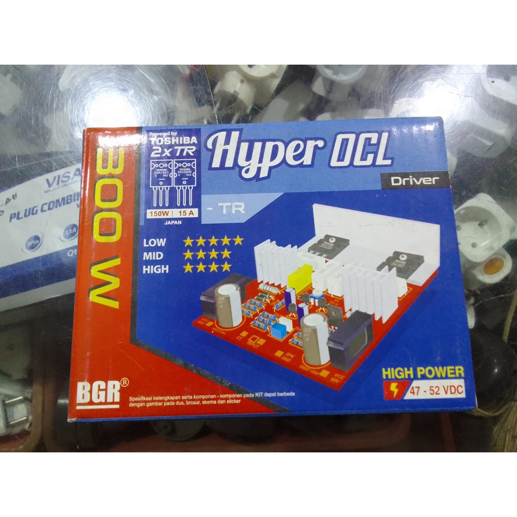 Kit Hyper OCL Power Amplifier 300W Mono