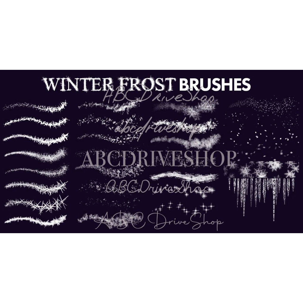 Procreate Brush - Frost Winter Brushes for Procreate