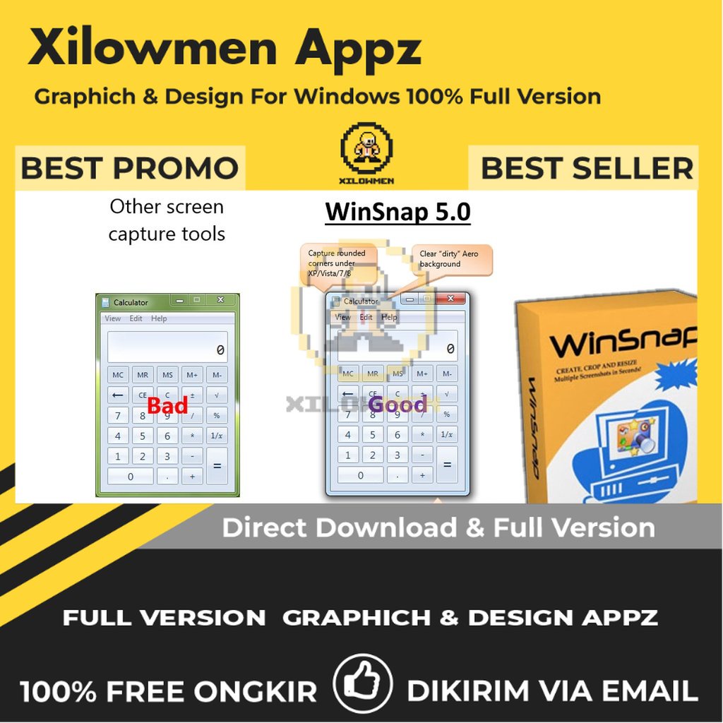 [Full Version] WinSnap Pro Design Graphics Lifetime Win OS