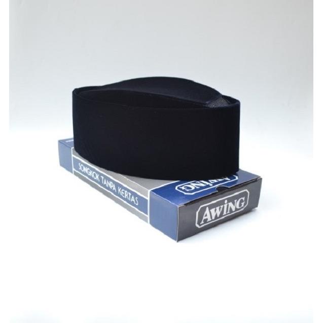 AWING SONGKOK PECI HITAM MODEL SUSUN ORIGINAL AWING GRESIK GG545FR