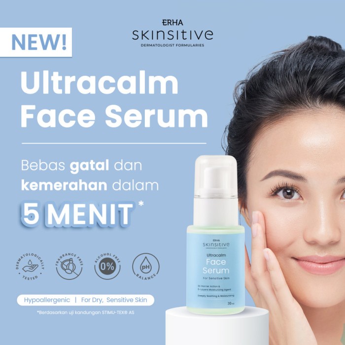 ERHA Skinsitive DF Ultracalm Face Serum 30ml