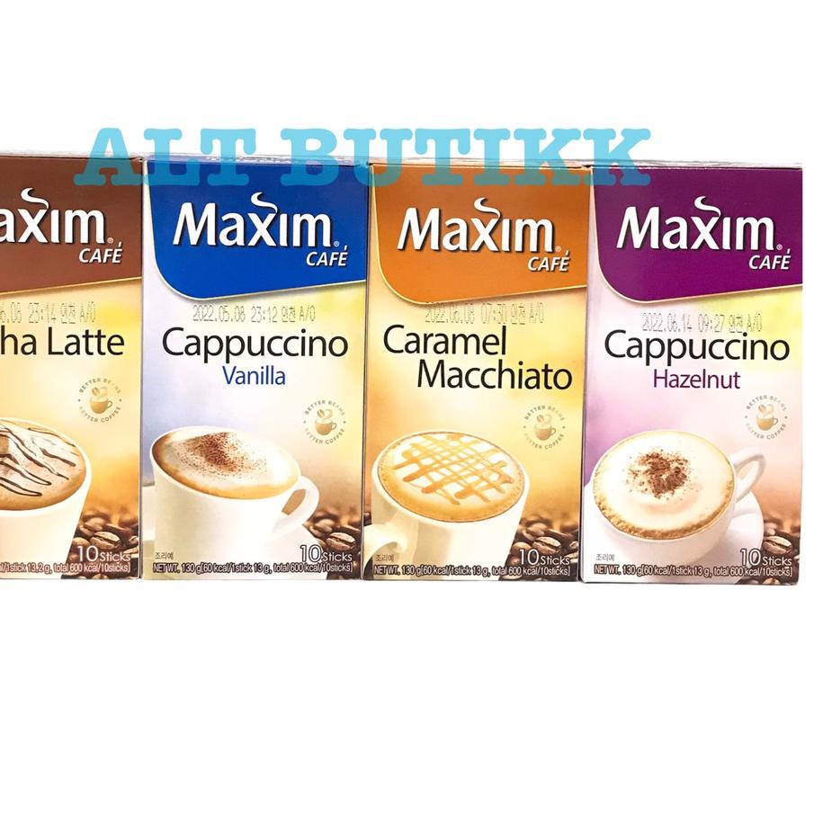 

Ω MAXIM CAFE COFFEE | Mocha Latte Caramel Macchiato Vanilla Hazelnut ▲