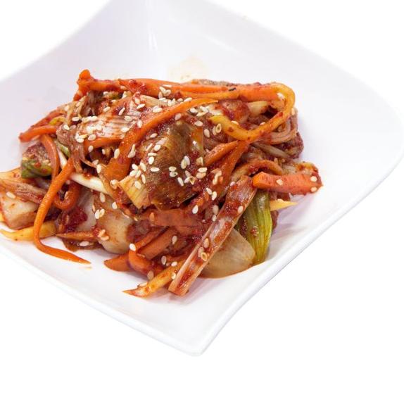 

➨ SAMWON KIMCHI MIX SAWI WORTEL LOBAK FRESH 1 KG - FRESHLY MADE ORIGINAL KOREAN FOOD MAKANAN KOREA ➻