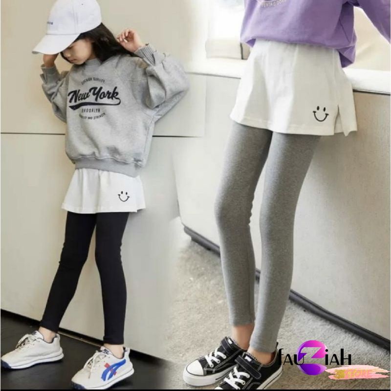 legging ANAK shoft rayon/usian 3_9_12thn. adem dan tidak bikin gatel