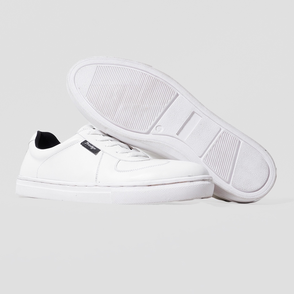 Prodigo * Sepatu Pria New Joglo Fullwhite | Sepatu Sneakers | Casual | Terbaru