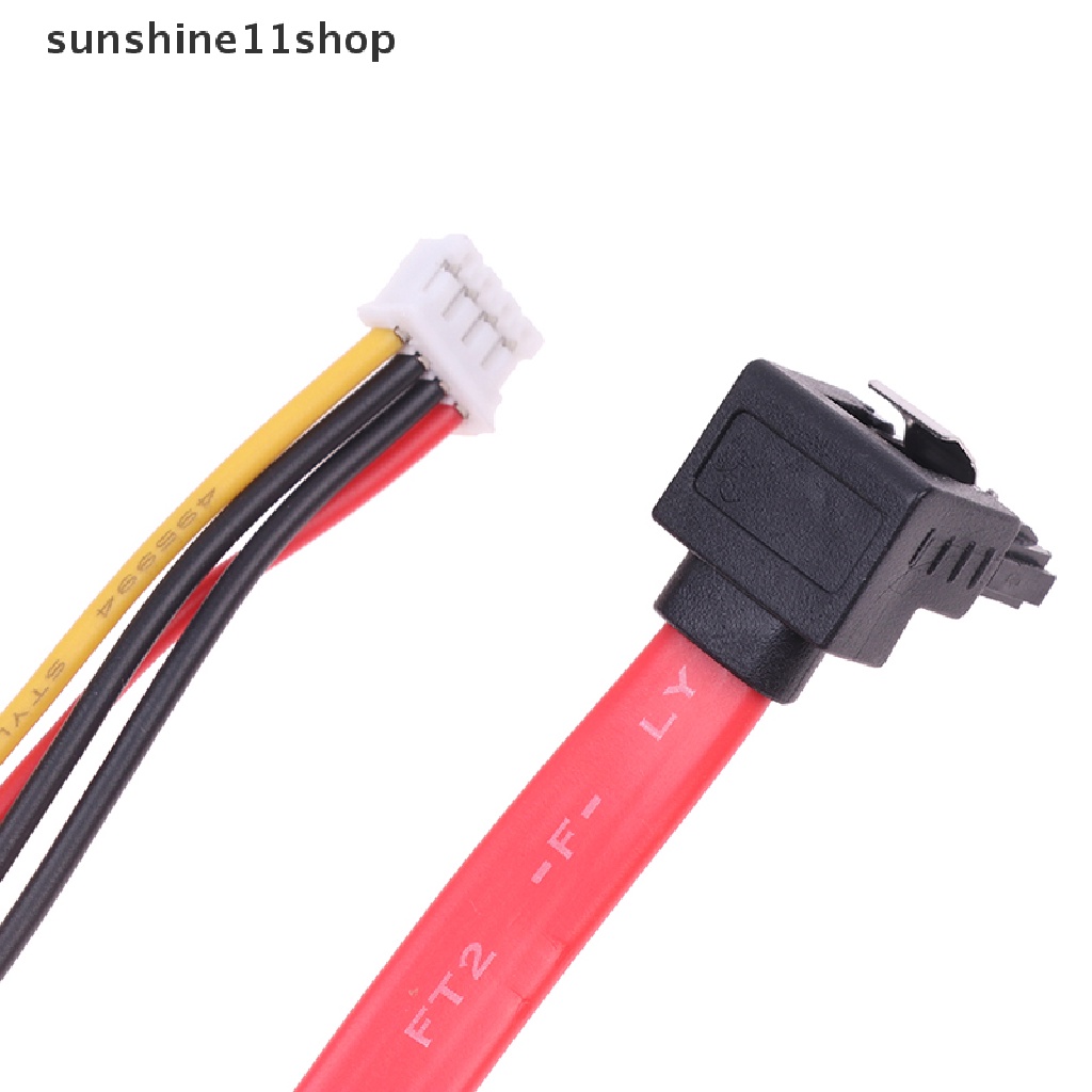 Sho 2-in-1 7Pin Sata7+15Pin 22P SATA Siam CD/DVD HD Hard Disk Kabel 25cm N