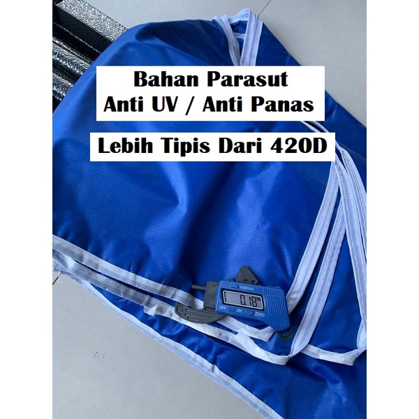 Terpal Atap Tenda Ukuran 3x4.5 Anti Panas (Bahan Polyester 500D)