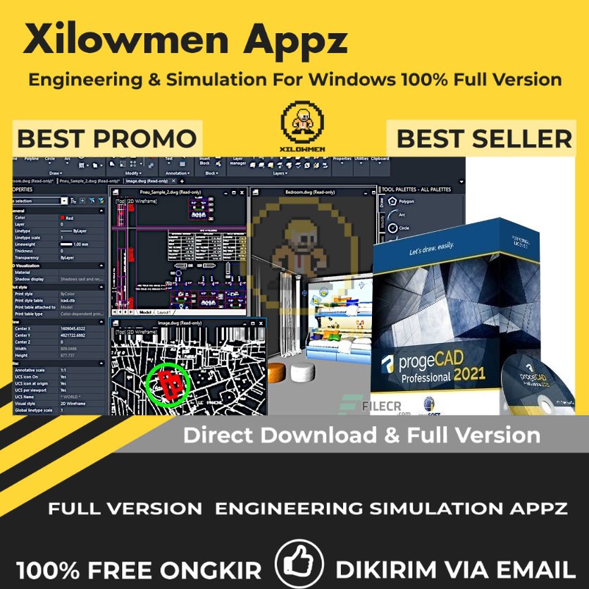 [Full Version] progeCAD 2022 Professional Pro Engineering Software Lifetime Win OS