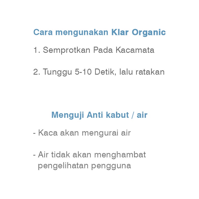 cairan pembersih kacamata / lens cleaner murah